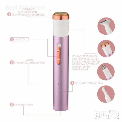 Многофункционалното устройство за епилация - тимер LUIKEY, снимка 6 - Епилатори - 50045259