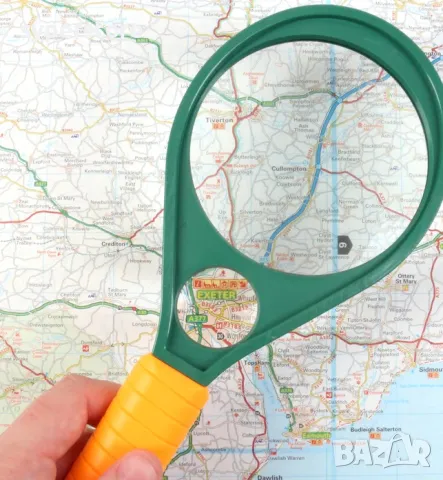 Лупа голяма Digital One SP01014, Ф90, силна , с голям диоптър, вградена по-малка, още по-силна, Glas, снимка 2 - Други инструменти - 49391189