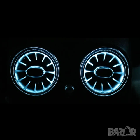 LED турбинни въздуховоди за Mercedes E-Class W213 – комплект предни и задни, снимка 7 - Аксесоари и консумативи - 51362000