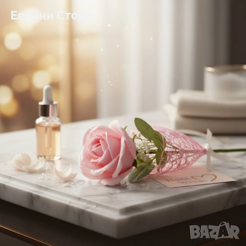 Единична декоративна роза в кутия „Best Wishes“, снимка 5 - Романтични подаръци - 53069026