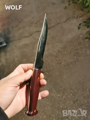 Български ръчна изработка със текстолитена дръжка , снимка 3 - Ножове - 50425008