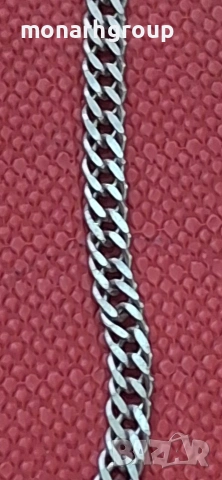 Сребърна верижка, снимка 3 - Колиета, медальони, синджири - 54063669