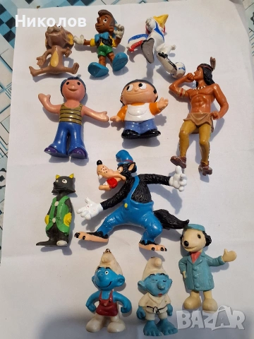 Гумени фигурки от различни марки много стари 