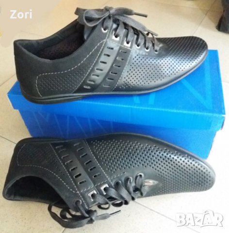 Мъжки черни обувки номер 44, снимка 2 - Ежедневни обувки - 29299138