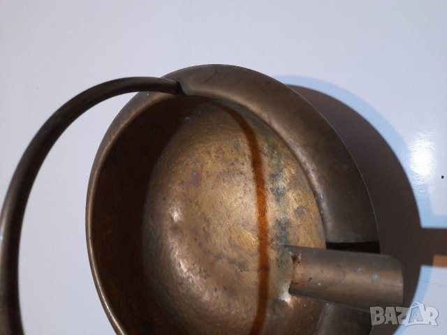 Стар бронзов пепелник , снимка 2 - Антикварни и старинни предмети - 35116596