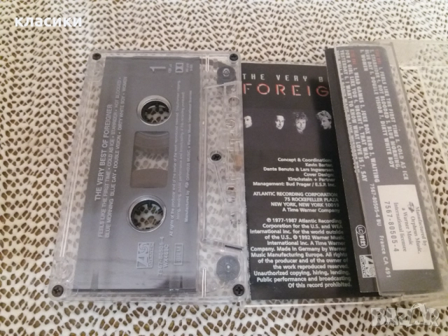 FOREIGNER., снимка 2 - Аудио касети - 52908205