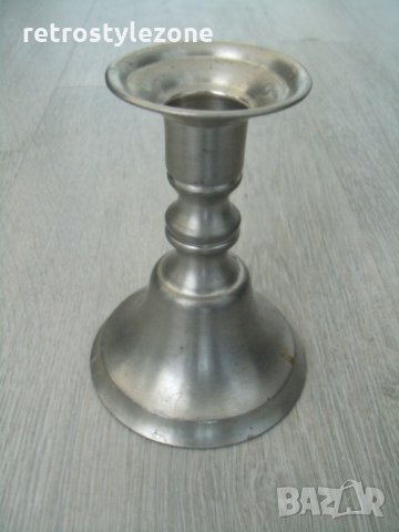 № 4766 стар метален свещник  