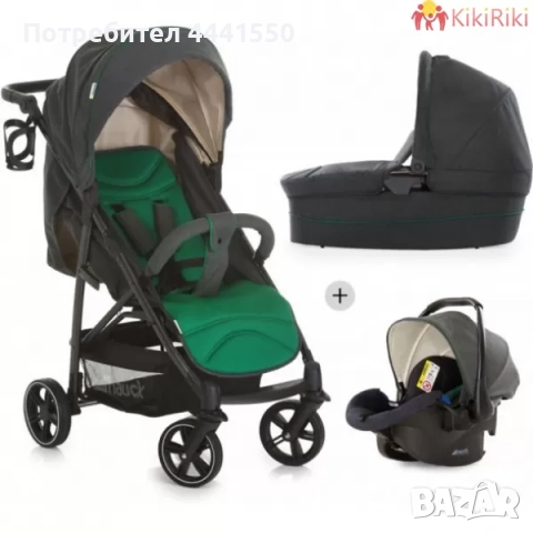 Бебешка количка 3 в 1 Hauck, снимка 4 - Детски колички - 52841747