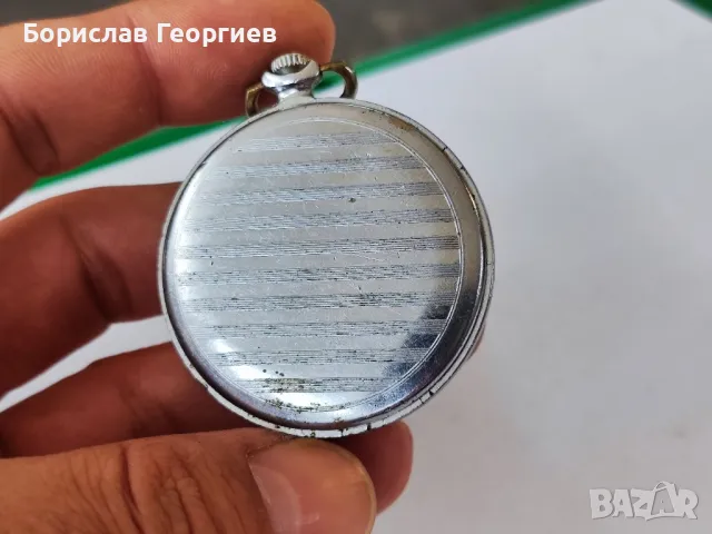 Механичен джобен часовник кристалл, снимка 3 - Мъжки - 47771396