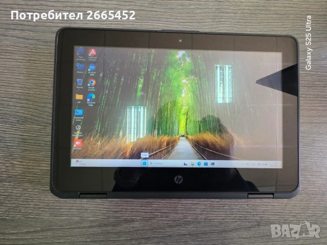 Промо! HP ProBook x360 11 G1 EE Grey 11.6" / 4 ядрен Pentium N4200 / 4GB / 128GB SSD + гаранция, снимка 7 - Лаптопи за дома - 53885503