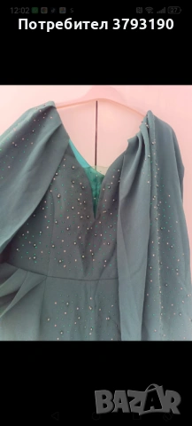 Официална зелена рокля, снимка 2 - Рокли - 54004948