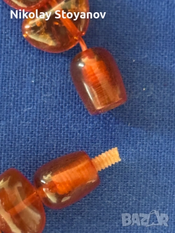 Кихлибарен гердан (кулие), снимка 4 - Колиета, медальони, синджири - 52927918