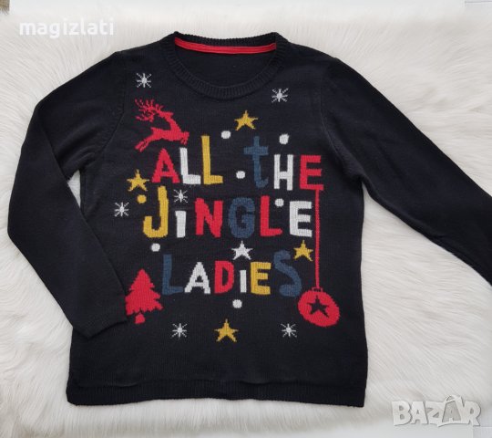 Коледен пуловер ХЛ - дамски, снимка 4 - Блузи с дълъг ръкав и пуловери - 38960429