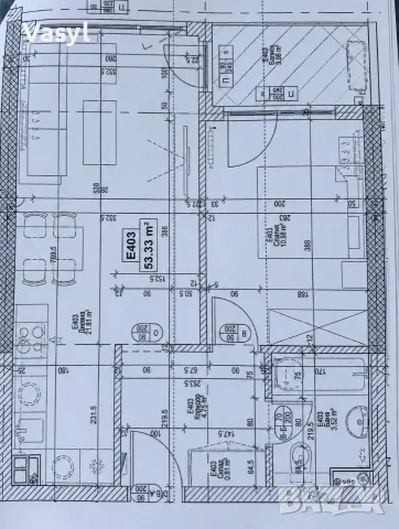 Продавам двустаен апартамент до The Mall, 5 етаж от 10.  , снимка 18 - Апартаменти - 55748370