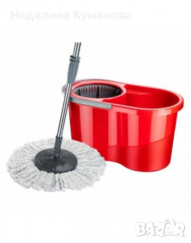 ❌ Моп с кофа, самоизтискващ се моп за почистване 360 градуса ❌, снимка 4 - Мопове, кофи, четки и метли - 37576993