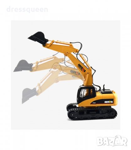 2864 Багер с дистанционно управление и акумулаторна батерия, снимка 7 - Електрически играчки - 34267765