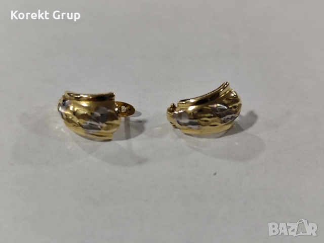 Златни Обици комплект 14к