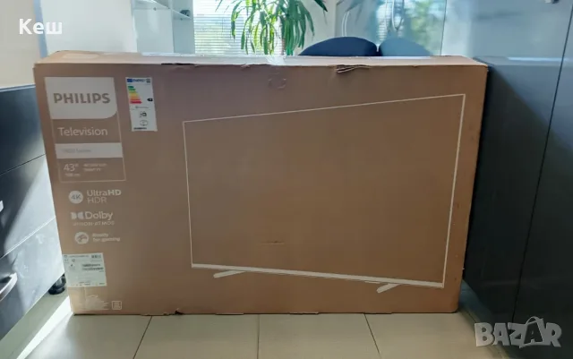 Смарт Телевизор Philips LED 43PUS7608 (108 см), Smart, снимка 4 - Телевизори - 56412905