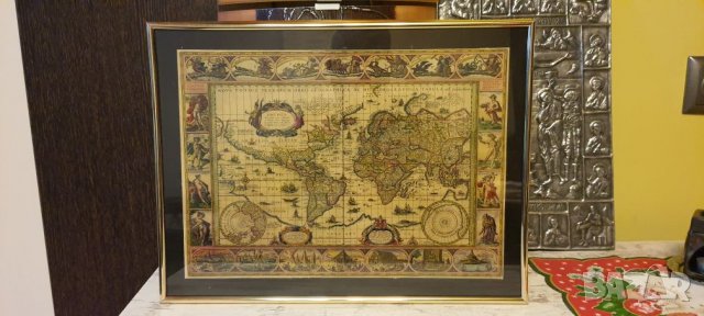 Картини Стари географски.карти 5броя, снимка 7 - Картини - 31367888