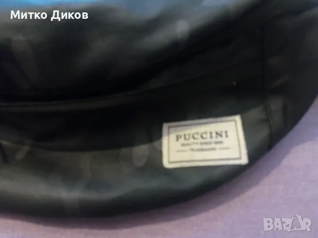 Чанта за колан голяма 34х15 с маркова на Puccini промазан плат нова, снимка 2 - Чанти - 55804060