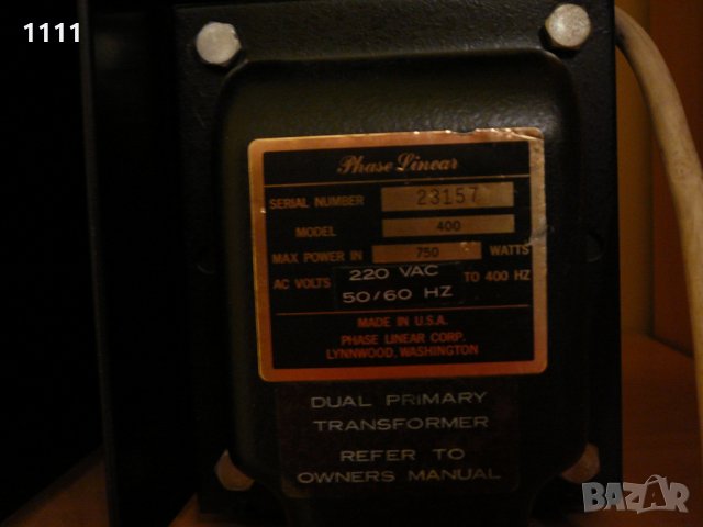 PHASE LINEAR 4000 I 400, снимка 8 - Ресийвъри, усилватели, смесителни пултове - 35347728
