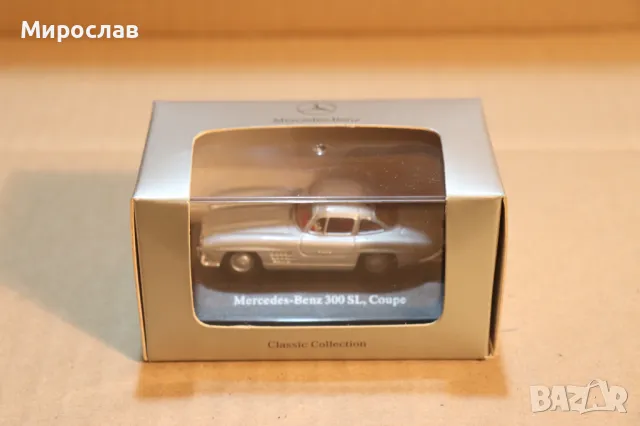 1:72 MERCEDES BENZ 300 SL ИГРАЧКА КОЛИЧКА ДИЛЪРСКИ МОДЕЛ
