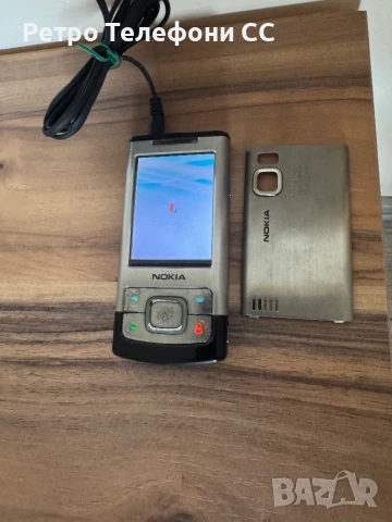 Nokia 6500 slide silver metal, снимка 1