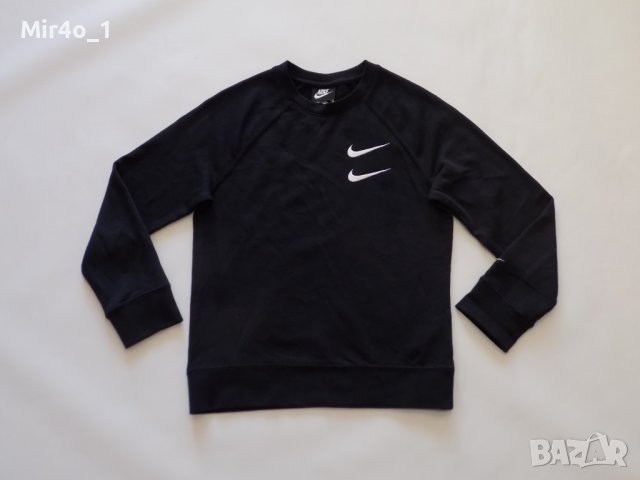 блуза nike swoosh найк фанела горнище суитчър оригинал спорт дамска S, снимка 1 - Блузи с дълъг ръкав и пуловери - 42781906