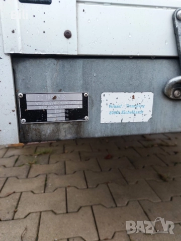 Немско ремарке Humbaur 750 кг, снимка 6 - Ремаркета - 52775417