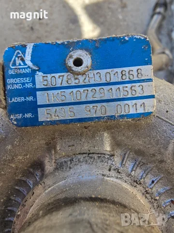 Турбо за Dacia Nissan Renault Clio Kango Megane 1.5 DCI 507852H301868 / 54359700011, снимка 3 - Части - 56102798