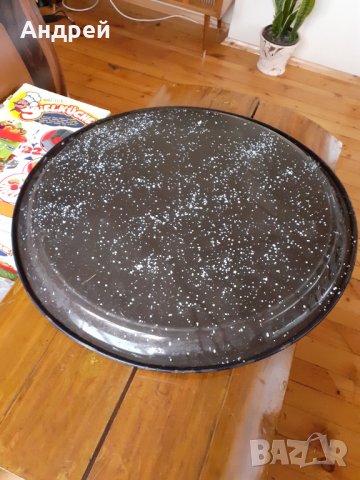 Стара емайлирана тава,тепсия,поднос, снимка 5 - Други ценни предмети - 31217193