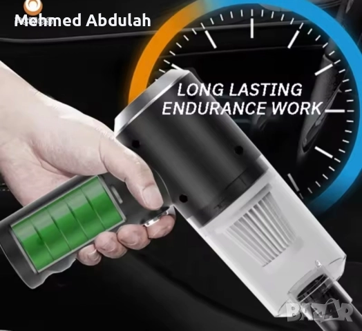 Безжична мощна мини прахосмукачка, снимка 4 - Прахосмукачки - 52393371