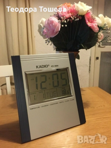 Цифров часовник Kadio Kd-3808, снимка 2 - Друга електроника - 52429132