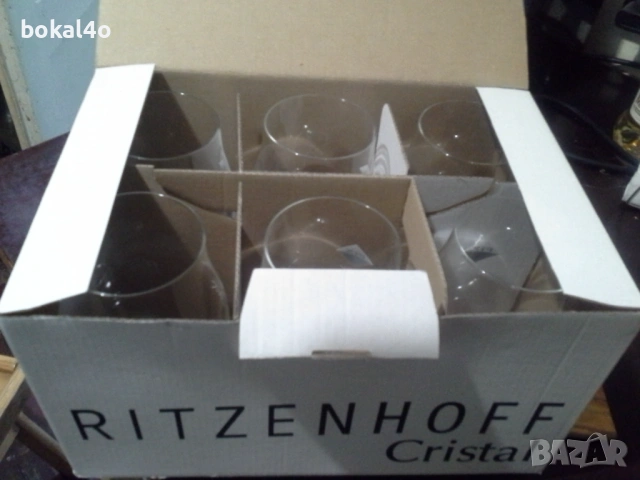 Комплект кристални чаши, снимка 3 - Чаши - 54087248