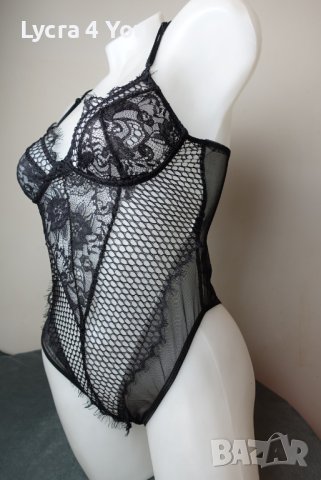 М ново черно дамско боди, снимка 4 - Бельо - 42240728