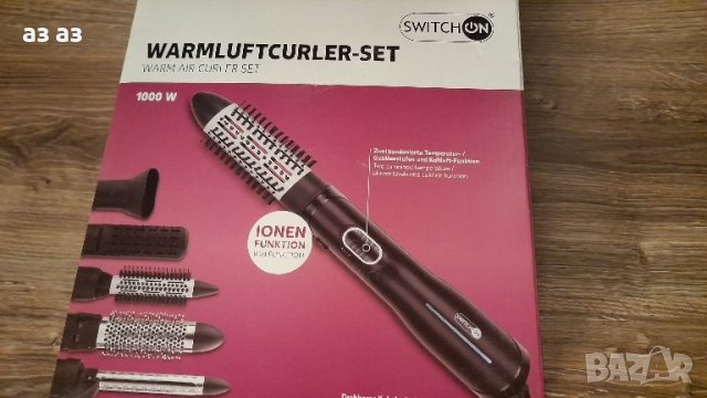 Нова ел четка с 6 приставки и йонизираща функция, снимка 3 - Маши за коса - 42850529