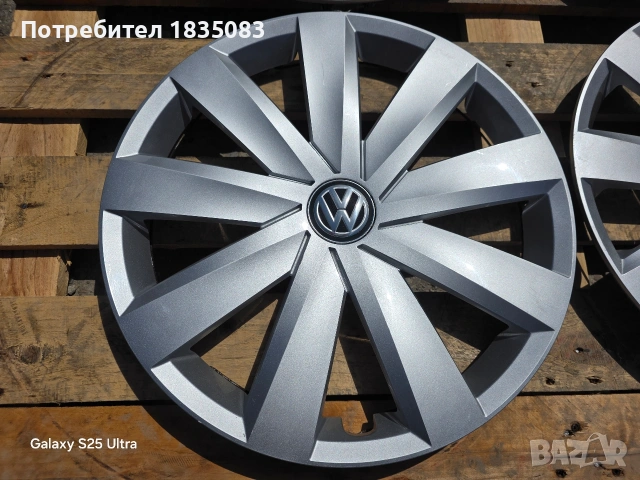 Оригинални тасове VW 16 цола, снимка 3 - Аксесоари и консумативи - 54247255