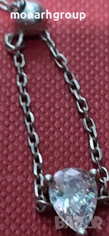 Сребърна висулка, снимка 3 - Обеци - 52436615