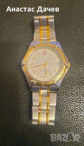 Швейцарски винтидж часовник WENGER, снимка 6 - Мъжки - 53878125