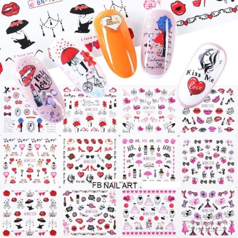 Комплект водни стикери № 42