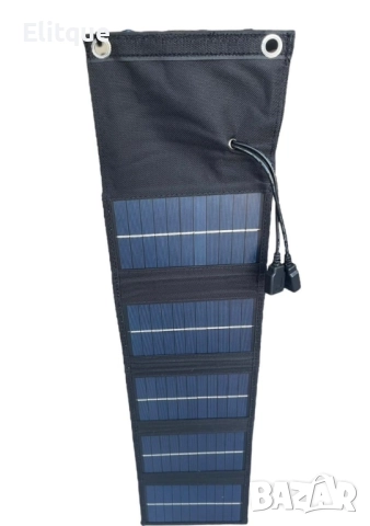 Сгъваем соларен панел 21W - Идеалното зарядно устройство за вашите мобилни устройства, снимка 8 - Соларни лампи - 52853788