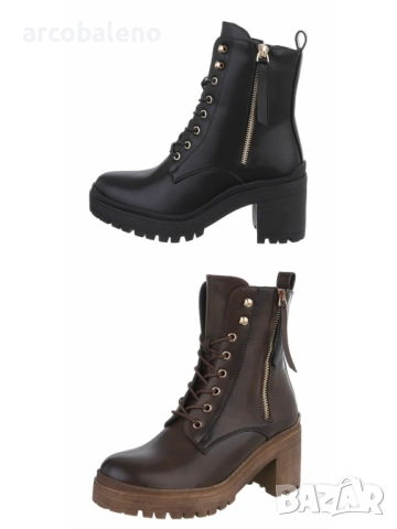 Дамски боти на висок ток, 2цвята 