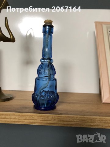 Стъклена газова лампа, снимка 4 - Настолни лампи - 44246148