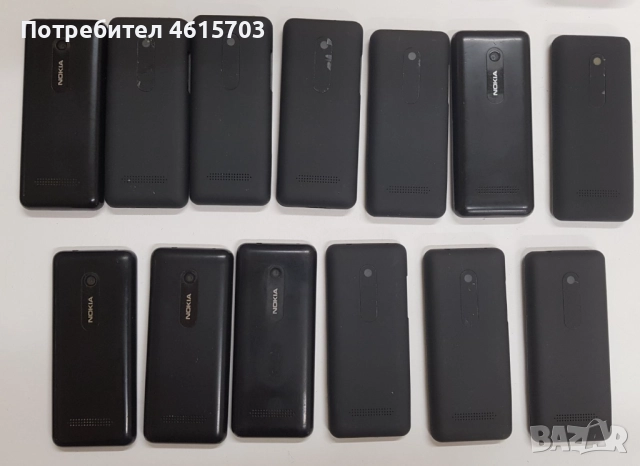 Nokia 206 с батерия отключени,без зарядни.Някои с оригиналните панели,други с нови панели, снимка 2 - Nokia - 52096831