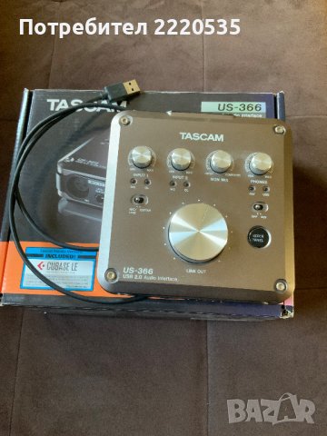 Аудио интерфейс Tascam US-366 USB Audio Interface, снимка 1 - Аудиосистеми - 44366327