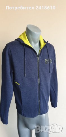 Hugo Boss Saggy Hoodie Full Zip Regular Fit Mens Size S/М ОРИГИНАЛ! Суичер с цял Цип!, снимка 14 - Спортни дрехи, екипи - 31988981