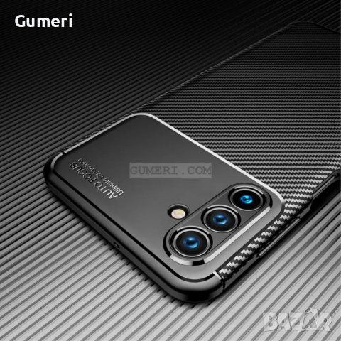 Samsung Galaxy A04s Противоударен Силиконов гръб Със Защита за Камерата - Карбон, снимка 6 - Калъфи, кейсове - 38579145