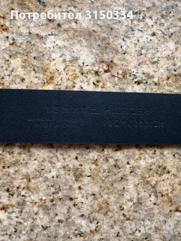 Мъжки колан Tommy Hilfiger, 90 см дължина, 4 см ширина, 100% естествена кожа, Черен, снимка 5 - Колани - 53974663