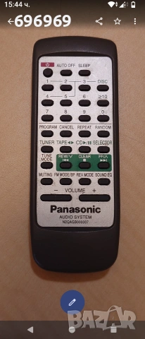 Panasonic SA-PM11 AM/FM 5 CD чейнджър !, снимка 10 - Аудиосистеми - 53269803