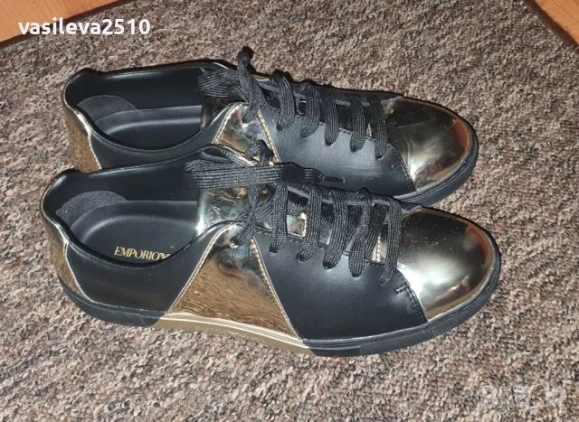 Emporio Armani оригинални дамски сникърси кецове, снимка 4 - Кецове - 53892195